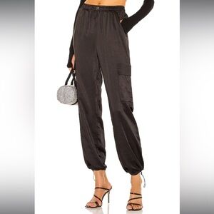 Superdown satin jogger pants